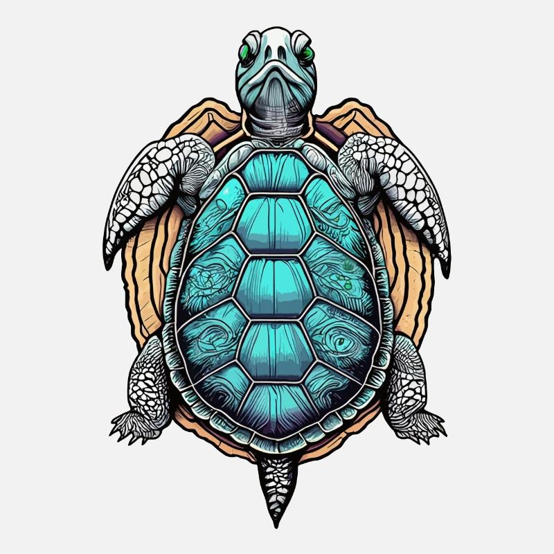 Tortue psychédélique