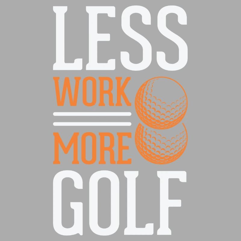 less work more golf