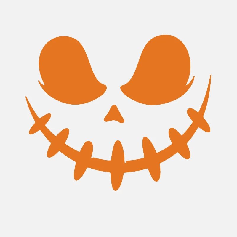 Jack O Lantern effrayant sculpté visage de citrouille Halloween
