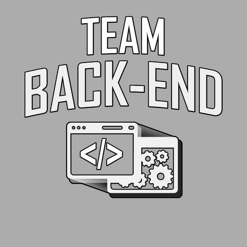 TEAM BACK-END, Programmierer, Coder, Informatiker