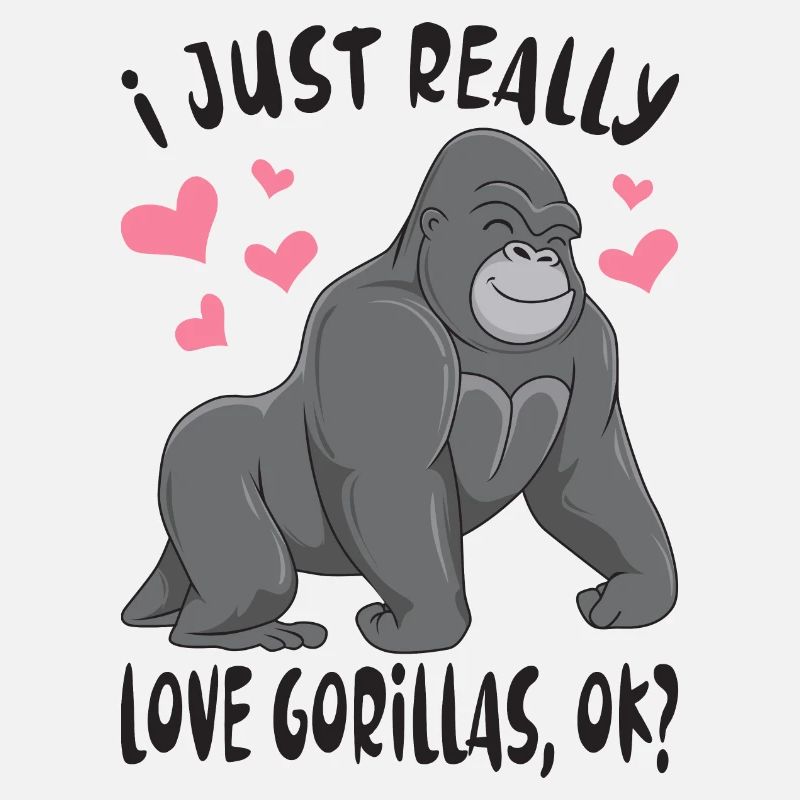 J'aime vraiment les gorilles, ok / Singe Gorille