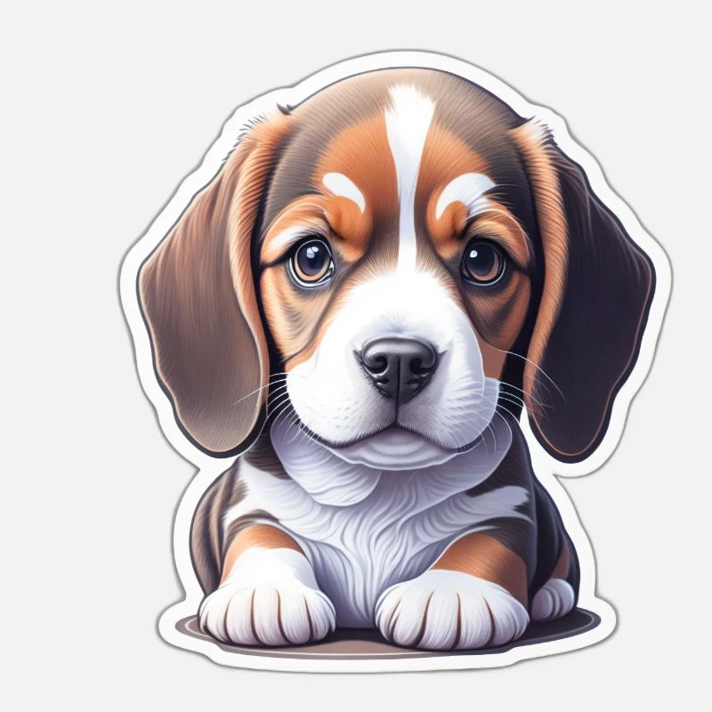 Adorable-mignon chiot beagle