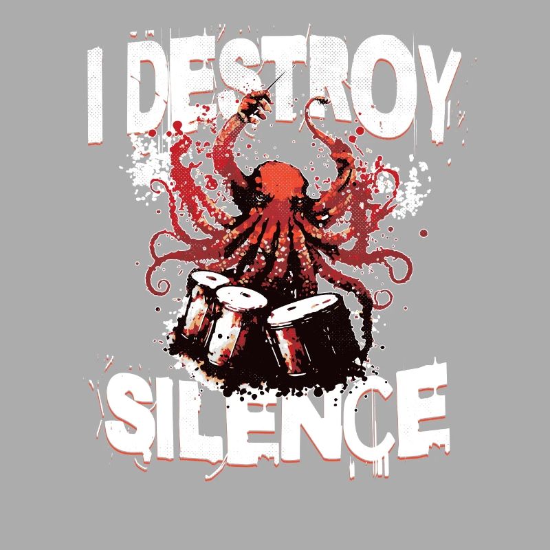 Octopus Drums détruit le batteur de silence