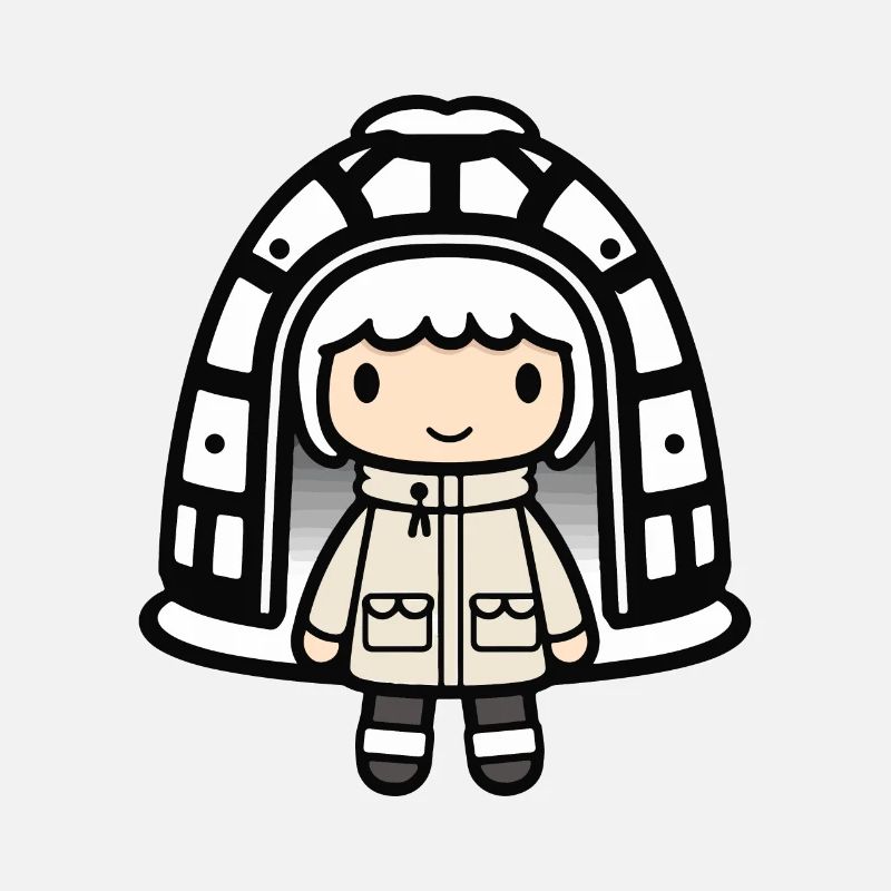 Hiver Eskimo Igloo Mignon