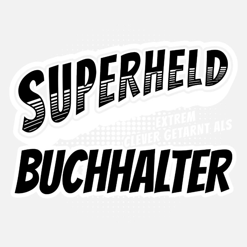 Superheld, clever getarnt als Buchhalter