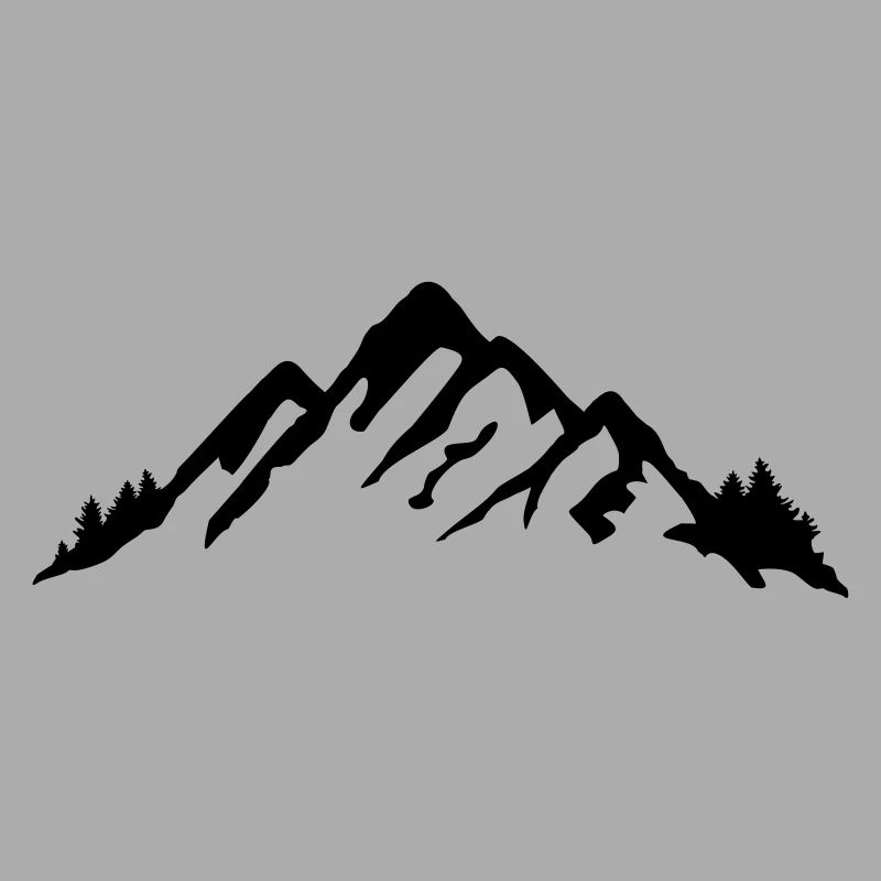 Mountains and forest, mountain