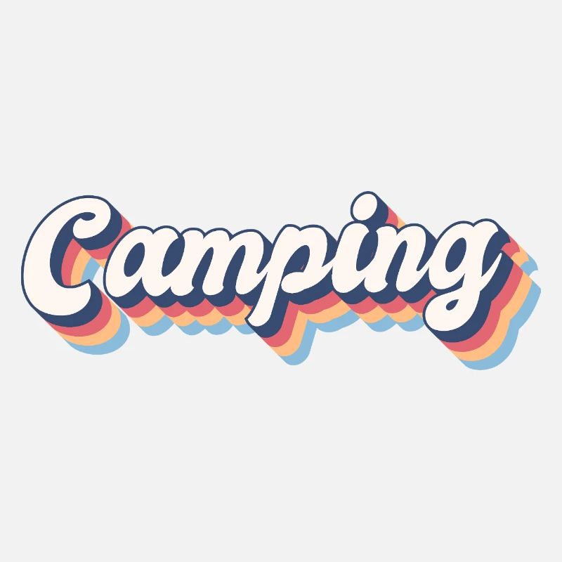 Camping Retro 70s Style