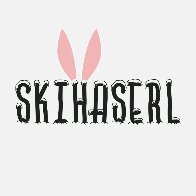 Lapin de ski Lapin de ski avec oreilles