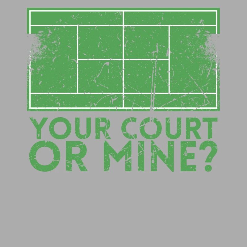 Ihr Platz- Oder Minendesign Für Tennisspieler Oder