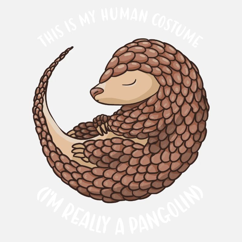 C’est mon pangolin de costume humain
