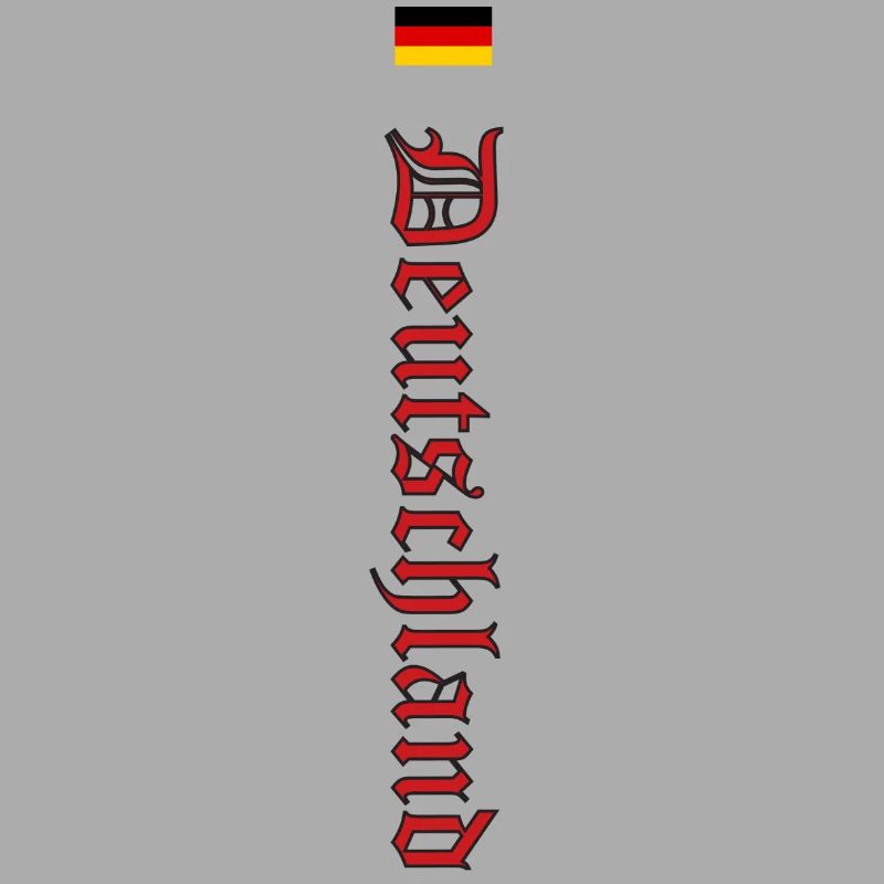 Germany with Old German Script