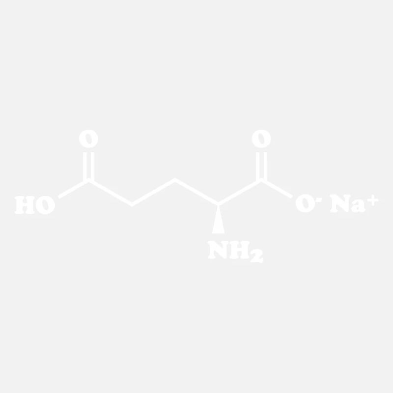 MSG Mononatriumglutamat-Molekül-chemische Formel