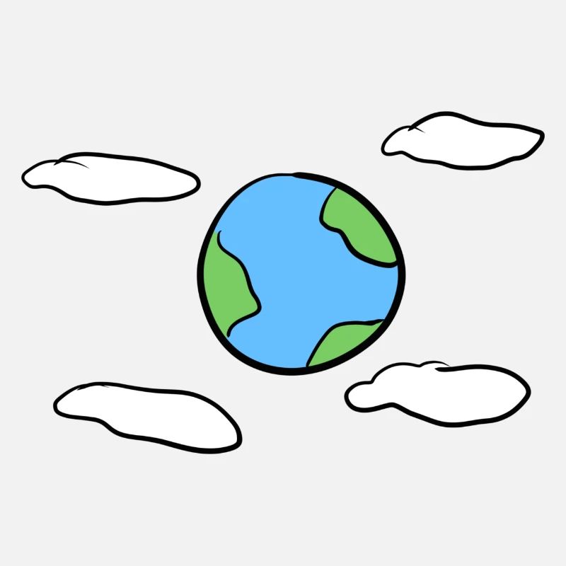 Earth Sky Clouds Symbol