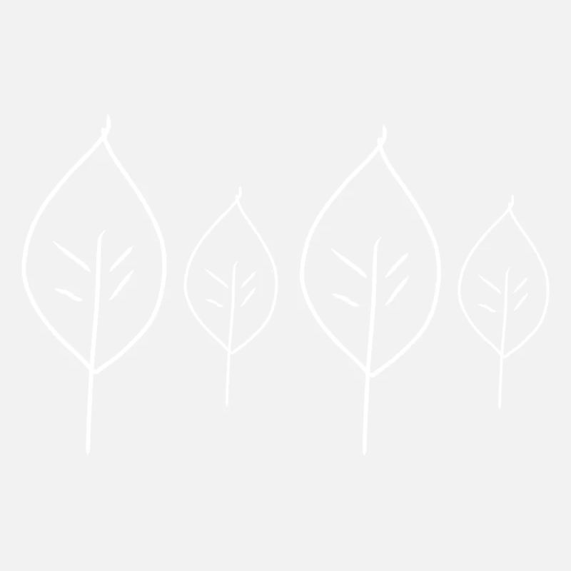 Symbole de plantation de feuilles de feuilles