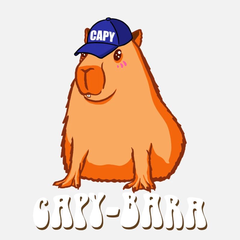 Capybara funny saying Capy Bara