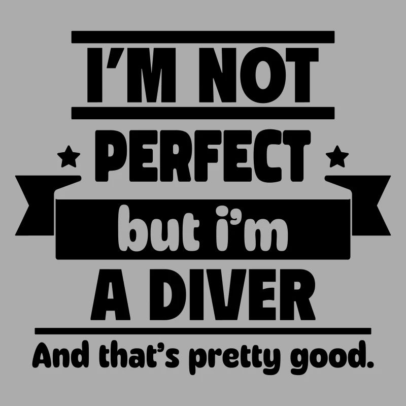 Nicht perfekt, aber ein Taucher