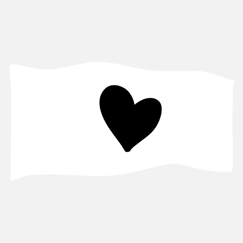 herz flagge liebe symbol form