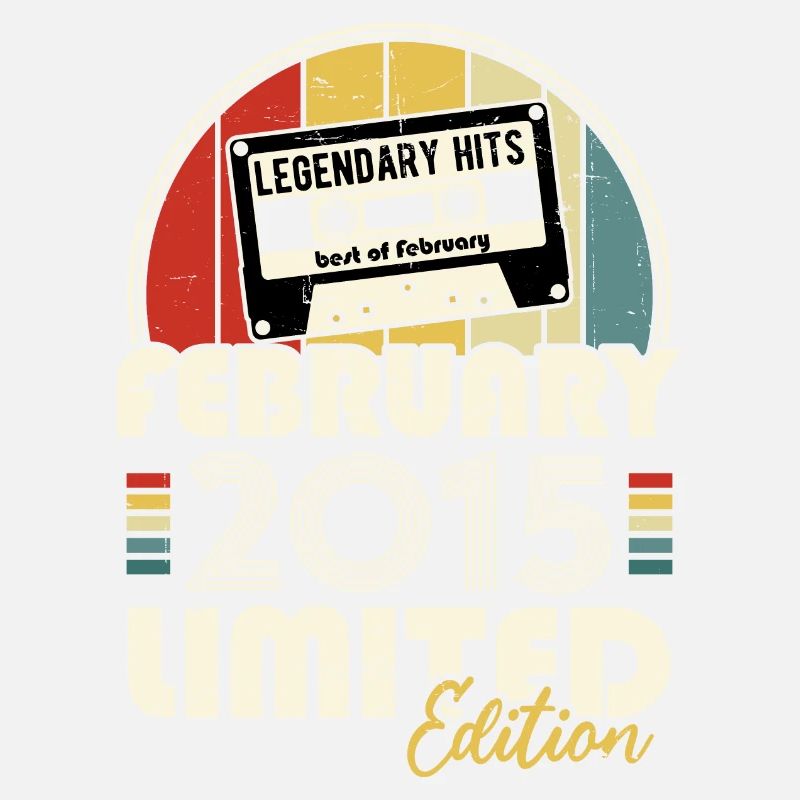 February 2015 Vintage Anniversary Retro Gift