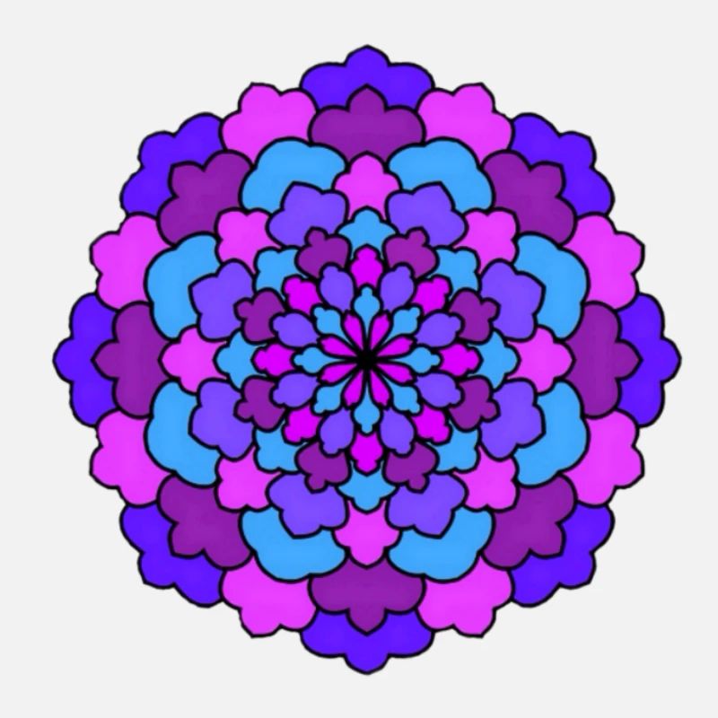 Mandala de fleurs