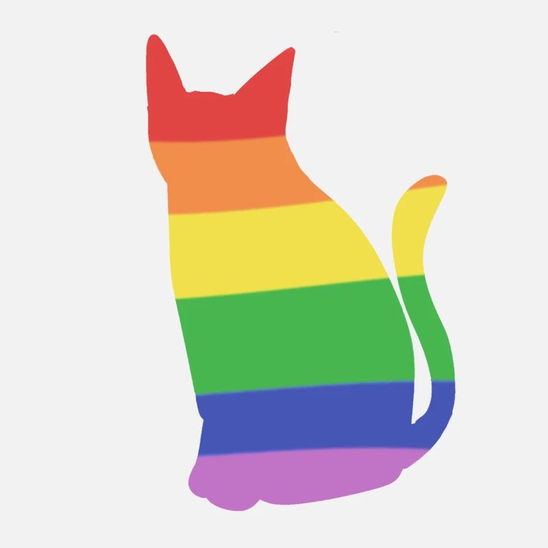 katze lgbt liebe farben regenbogen
