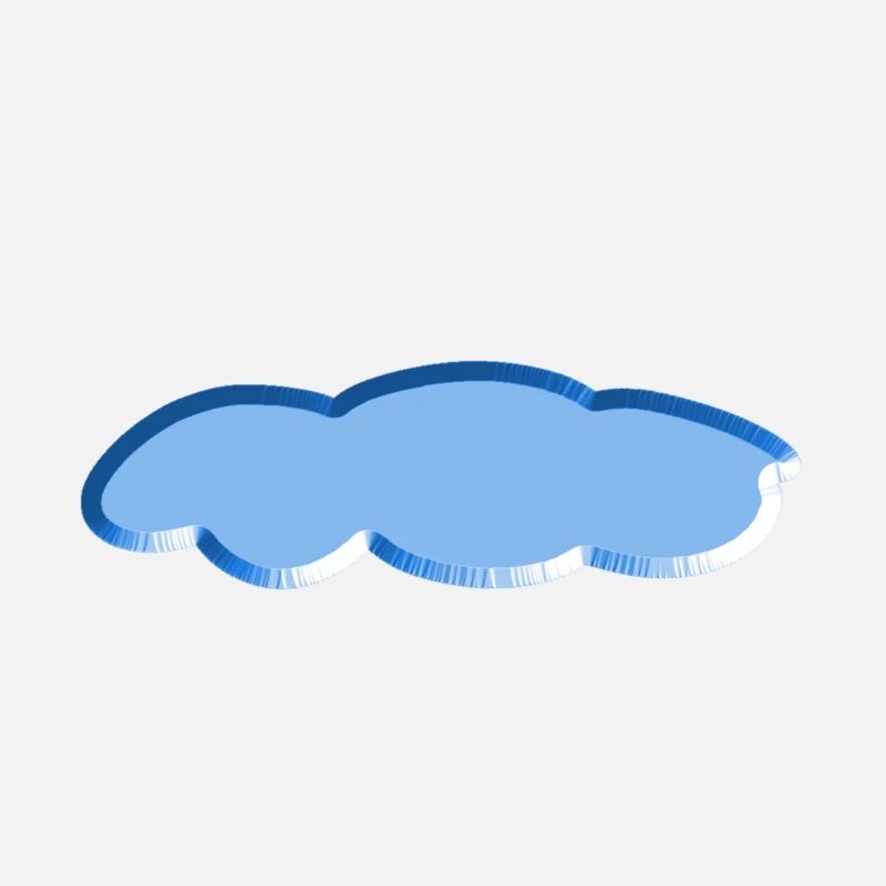 blue cloud symbol sky