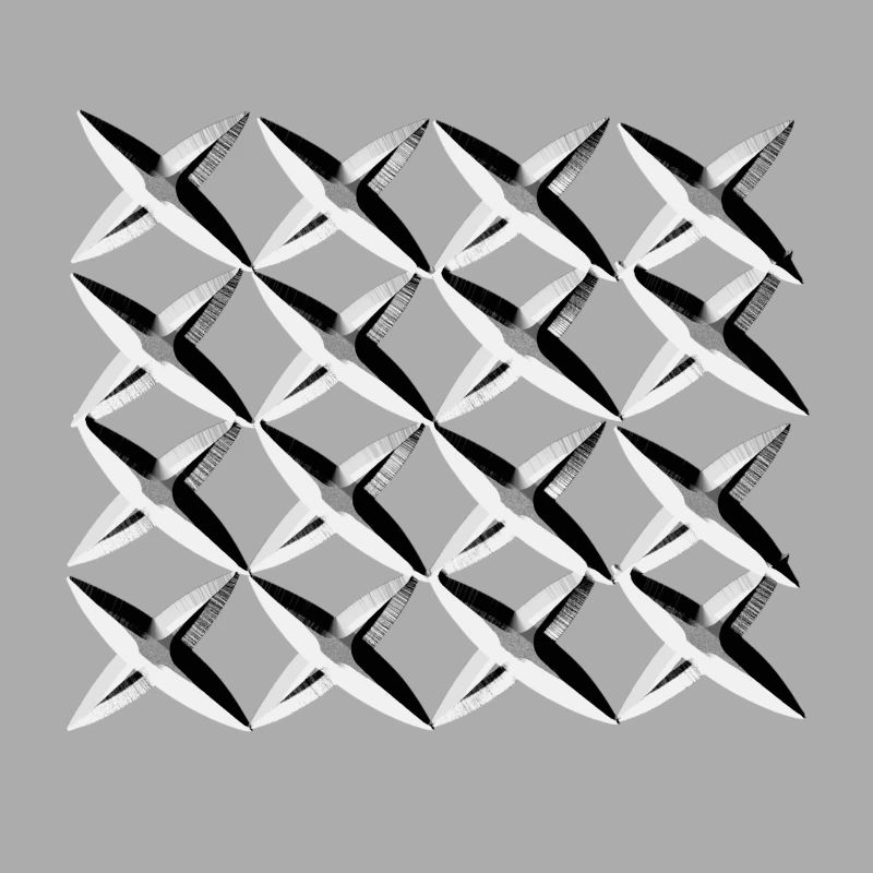 grey net cross pattern