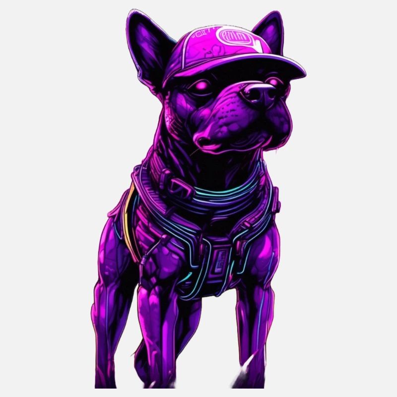 Bouledogue néon