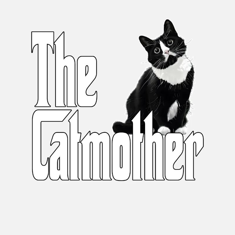 Katze Mutter La Catmother Chat Crazy Maman Maman