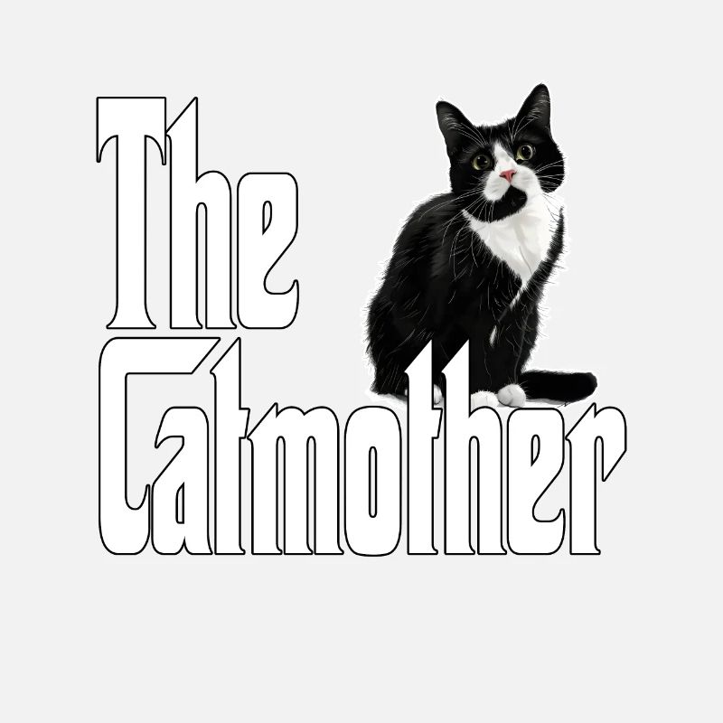 Katze Mutter La Catmother Chat Crazy Maman Maman