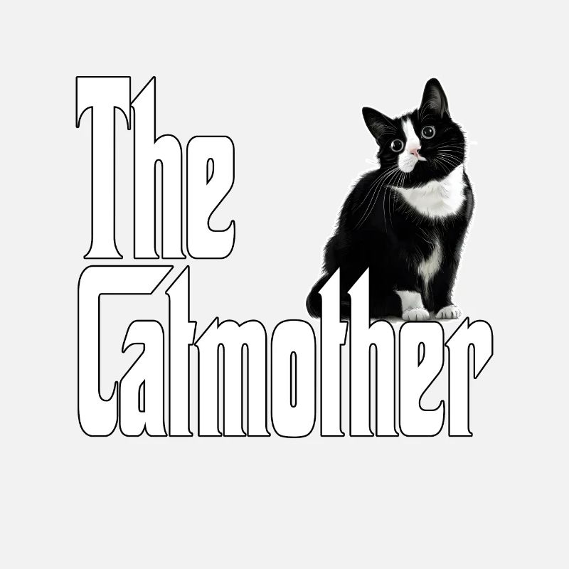 Katze Mutter La Catmother Chat Crazy Maman Maman