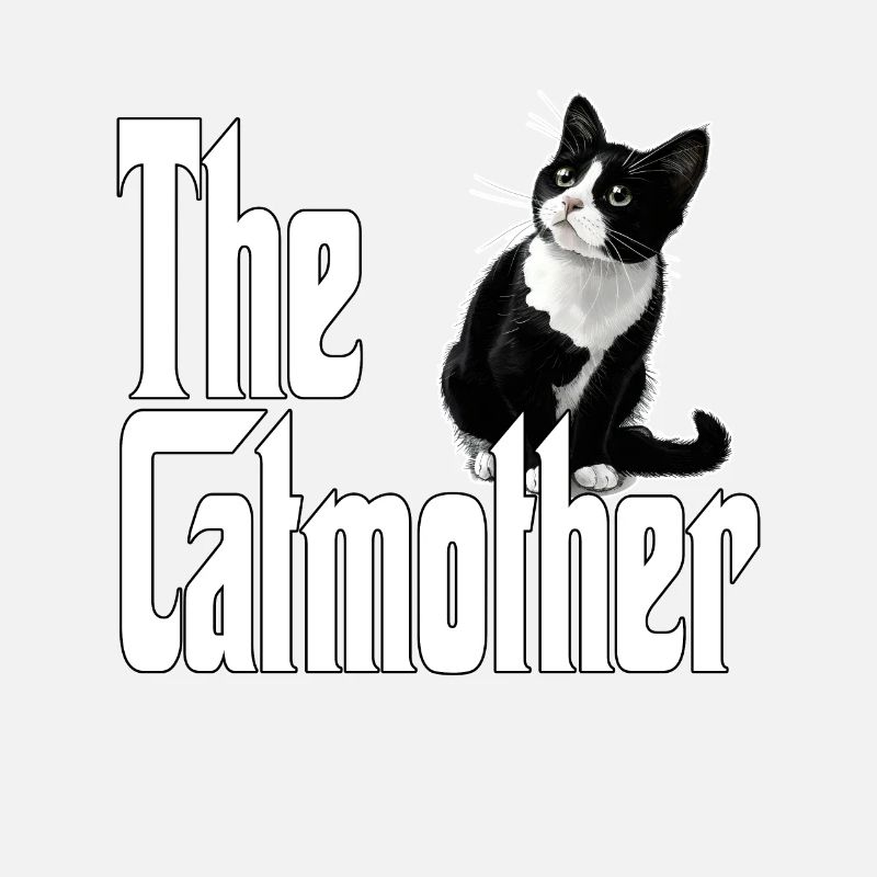 Katze Mutter La Catmother Chat Crazy Maman Maman