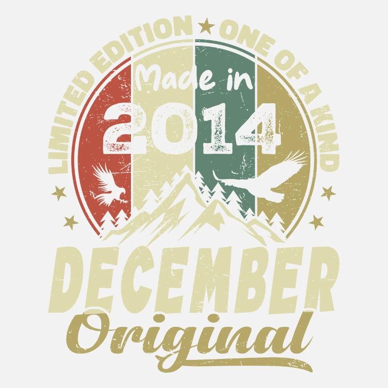 Vintage Retro Geburtstagsgeschenk - Dezember 2014