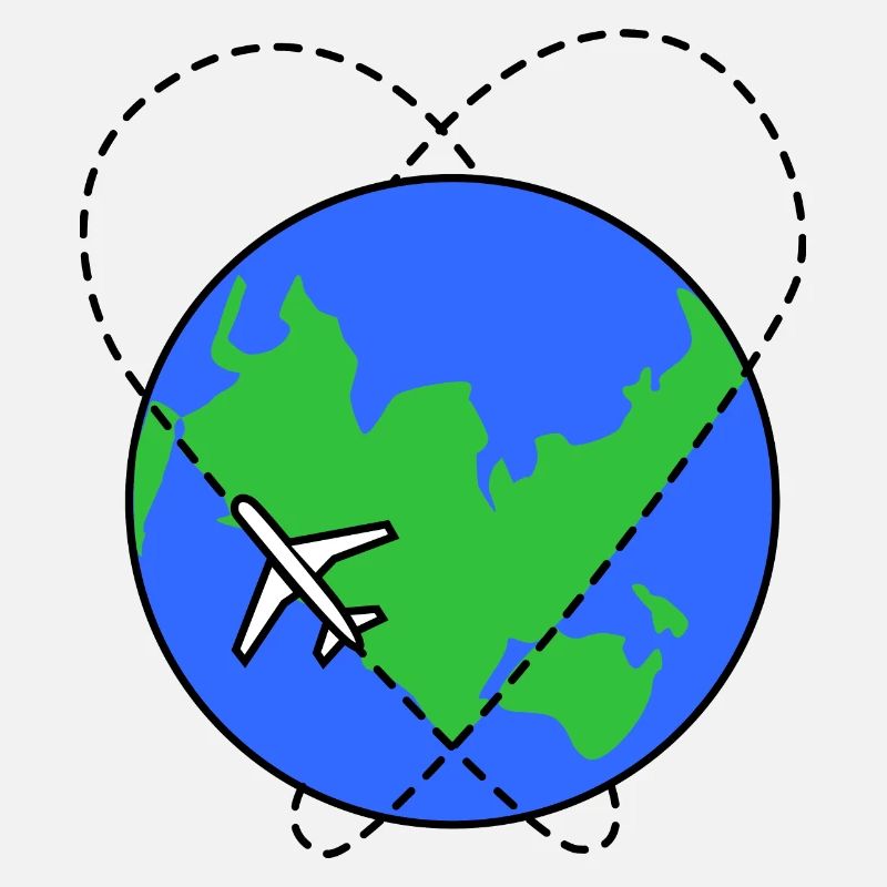 Flugzeug Erde reisen