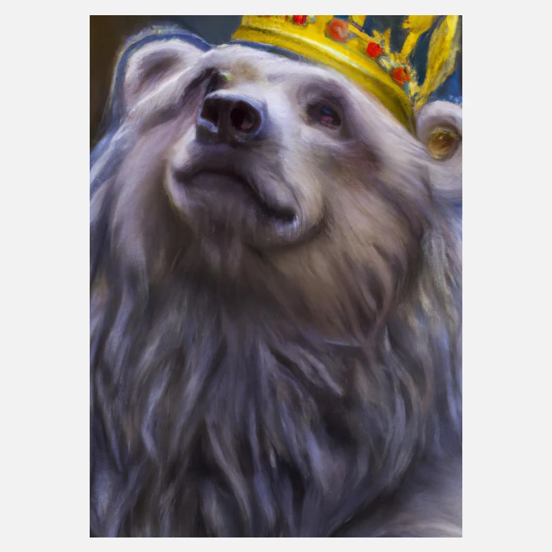 Bär mit Krone