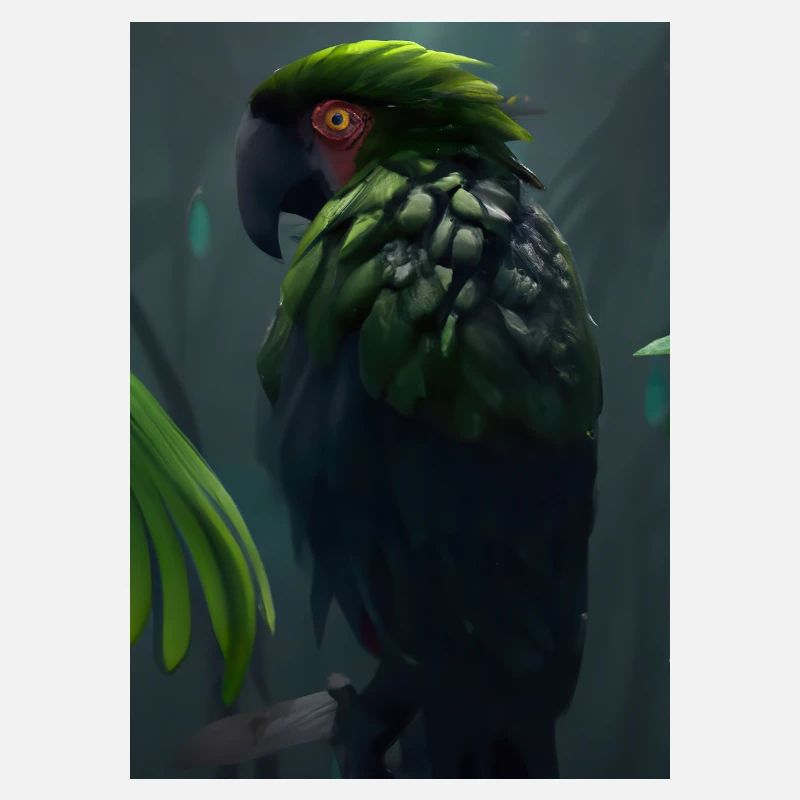Grüner Dschungelvogel