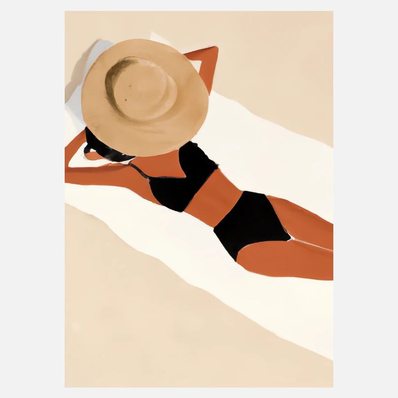 Frauen Sommerhut Bikini
