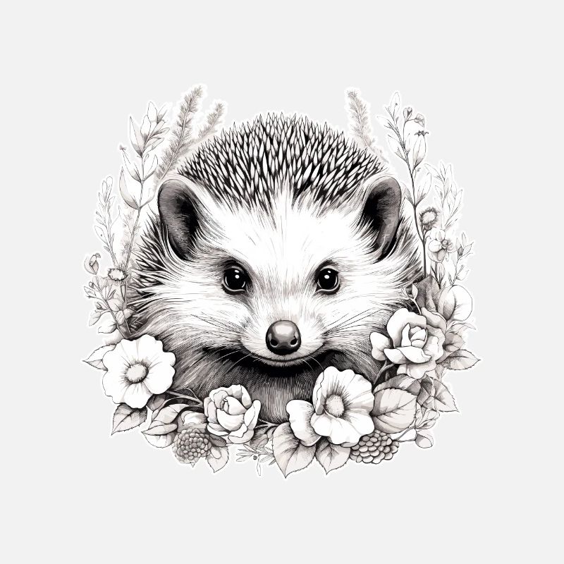Süßer Vintage Igel