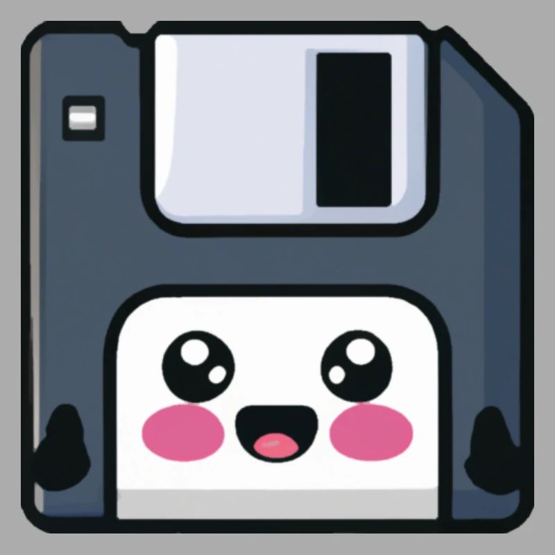 Floppy disk! Nostalgic technology!
