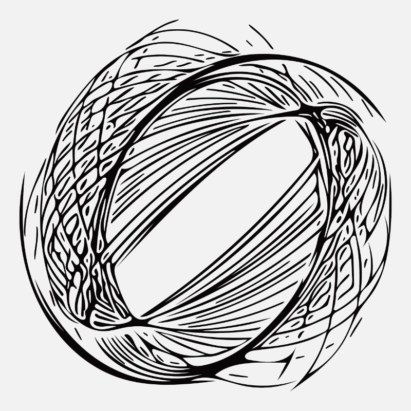 Lignes de cercle géométriques