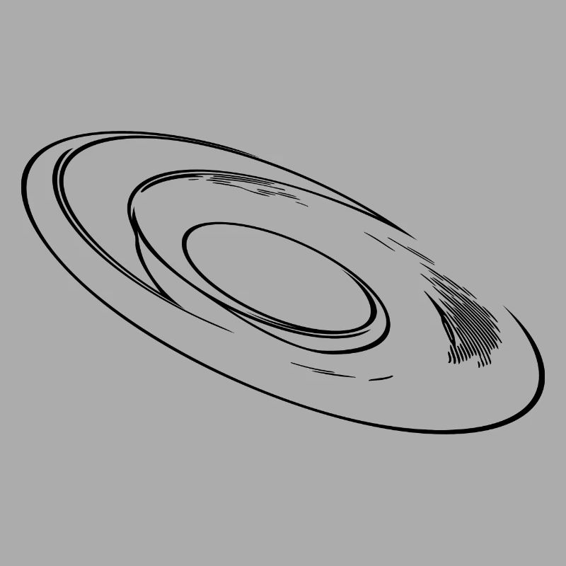 Geometric three-dimensional circular disk