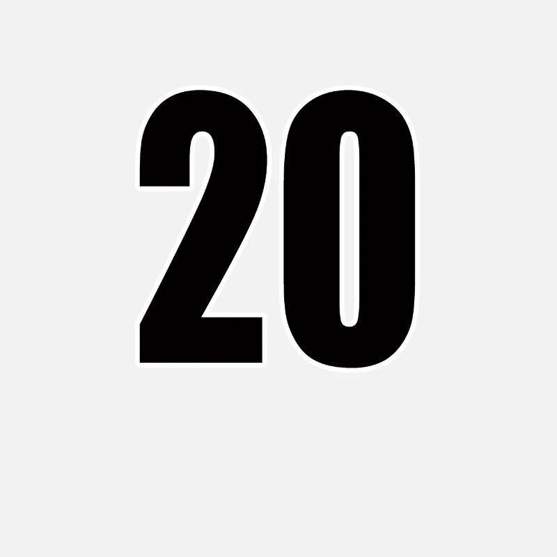 20 Number 20 No back number