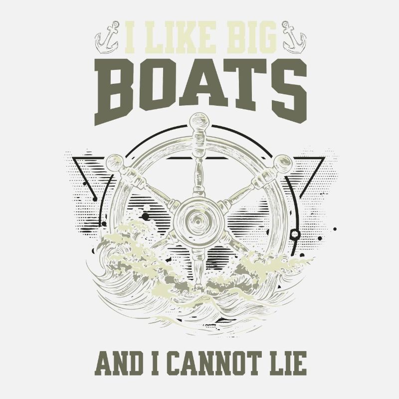 I Like Big Boats And I Cannot Lie Steering Wheel Design