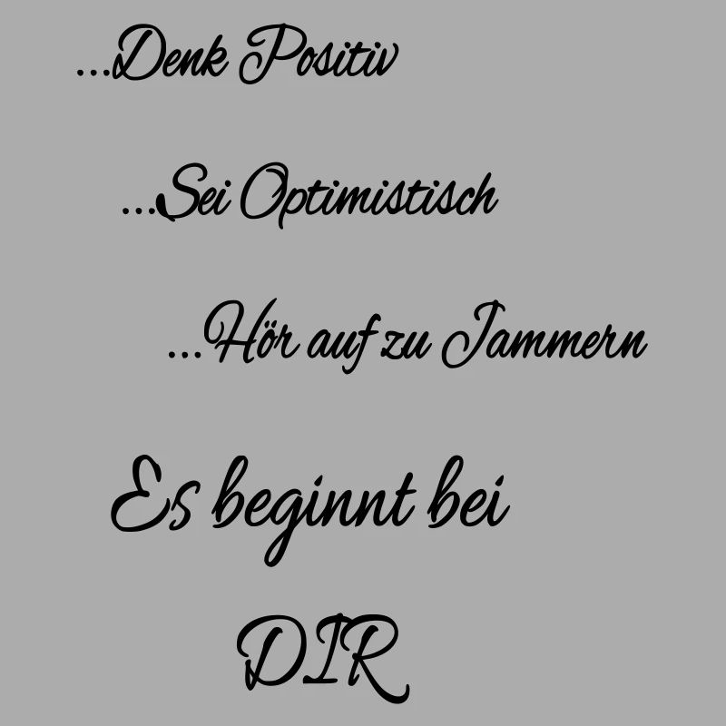 Es beginnt bei DIR