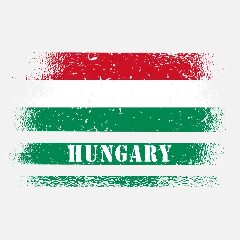 Drapeau vintage Hongrie