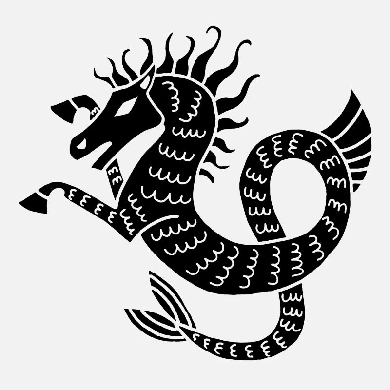 Cheval de mer noir