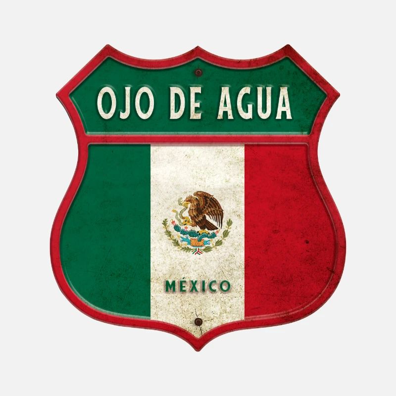 Ojo de Agua Mexiko Wappen Design