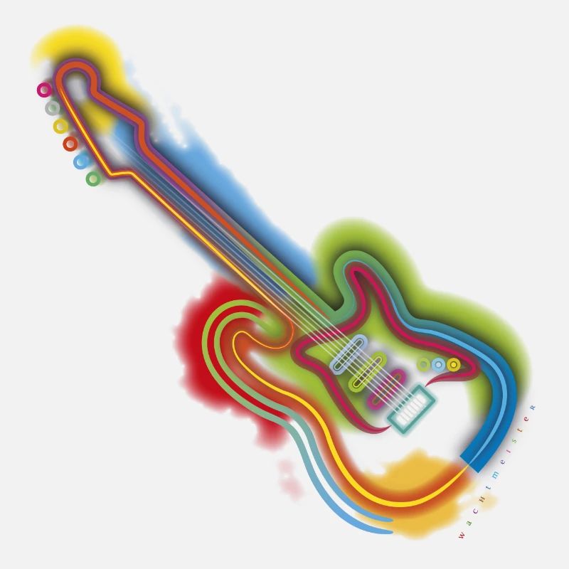 Guitare Pop Art