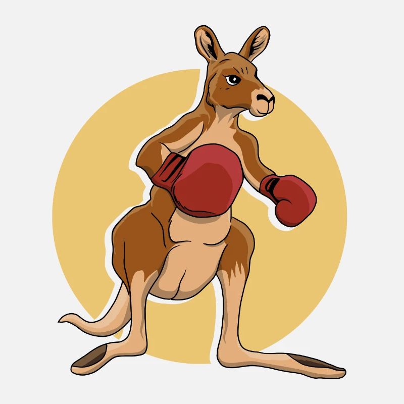 Kangourou boxeur