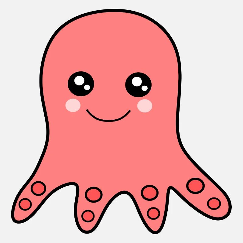 Kawaii Animals Octopus