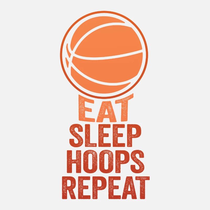 Mangez des cerceaux de sommeil Répéter le basket-ball